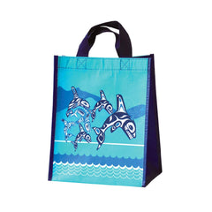 Native Northwest Orca Family Small Eco Bag