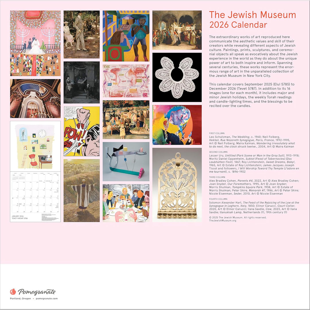 The Jewish Museum Calendar 2026