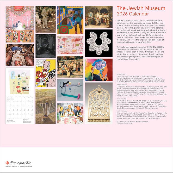 The Jewish Museum Calendar 2026