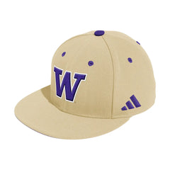 Photo of adidas Gold W Logo Fitted Wool On Field Baseball Hat.