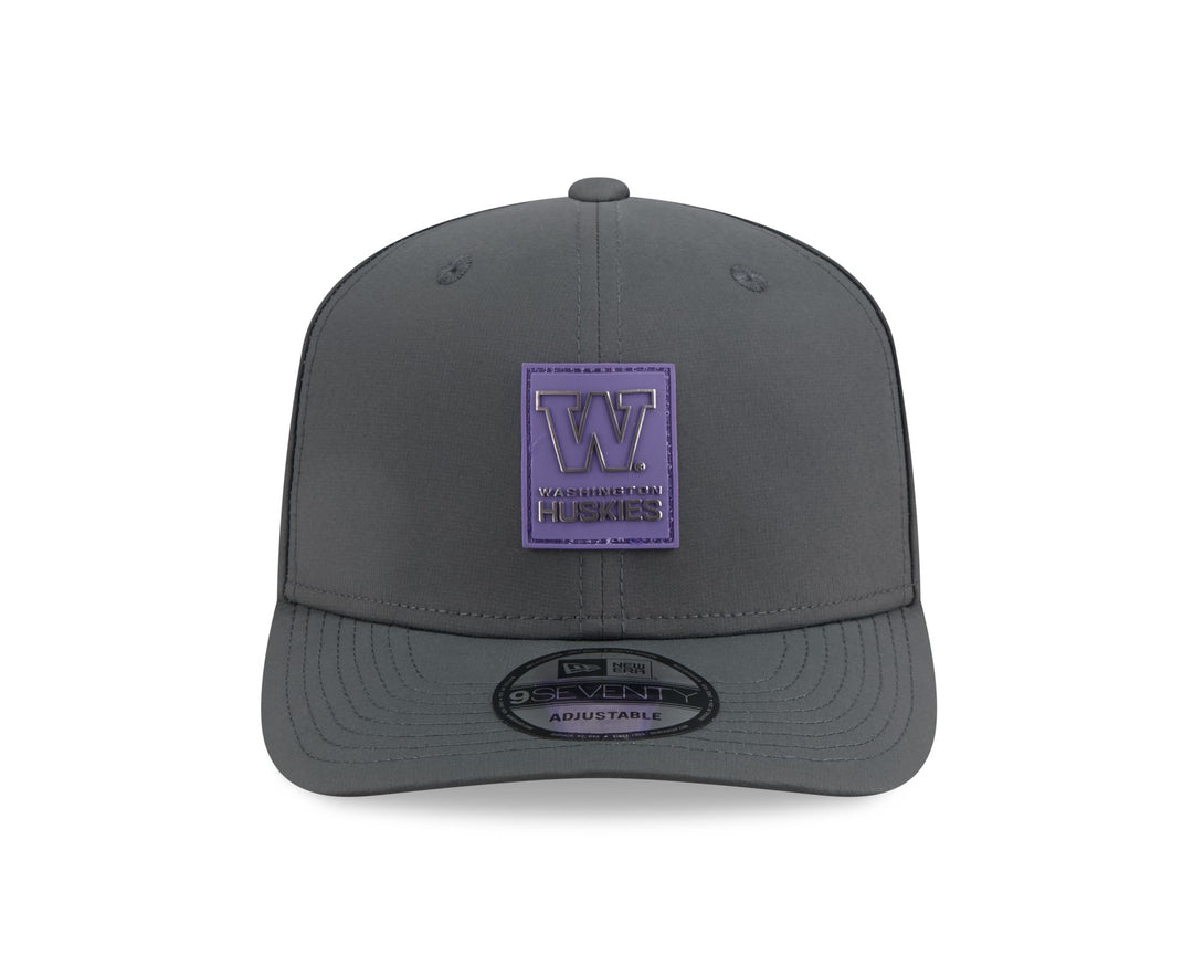 New Era 2025 Sideline Charcoal 970 Solid Silicone Patch Adjustable Hat