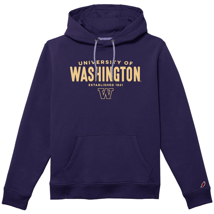 League Men's Washington W Applique 1991 Hoodie