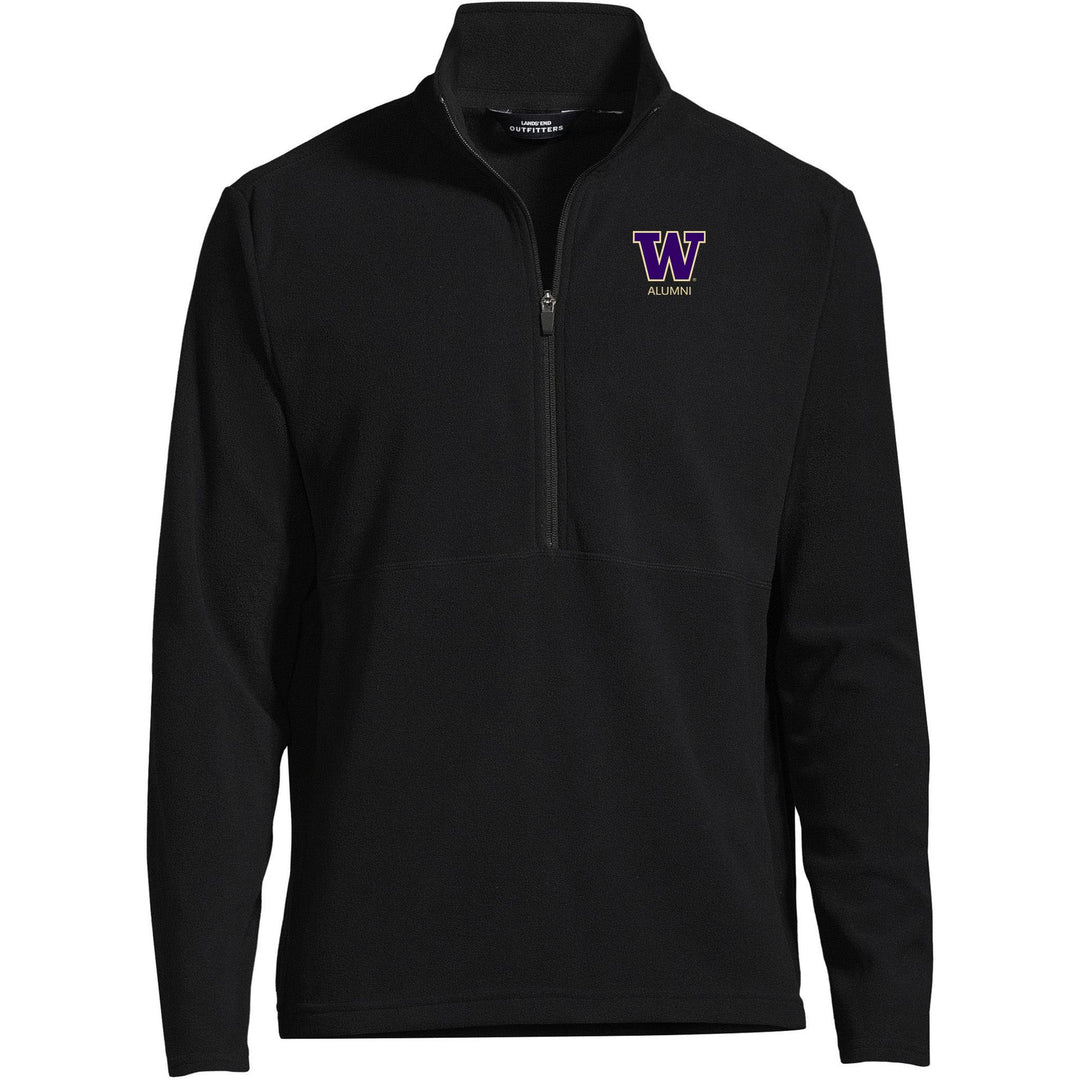 Lands' End Men's UW Alumni ThermaCheck Fleece Quarter Zip