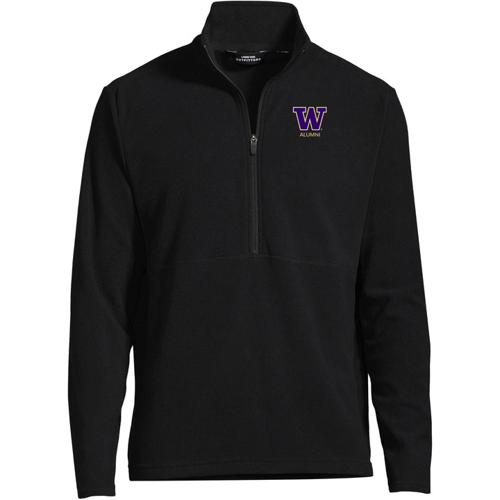 Lands' End Men's UW Alumni ThermaCheck Fleece Quarter Zip