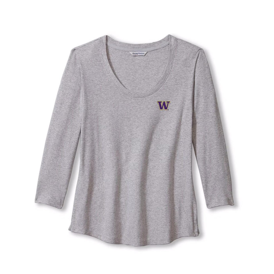Tommy Bahama Women's W Ashby Isles 3/4 Long Sleeve Tee