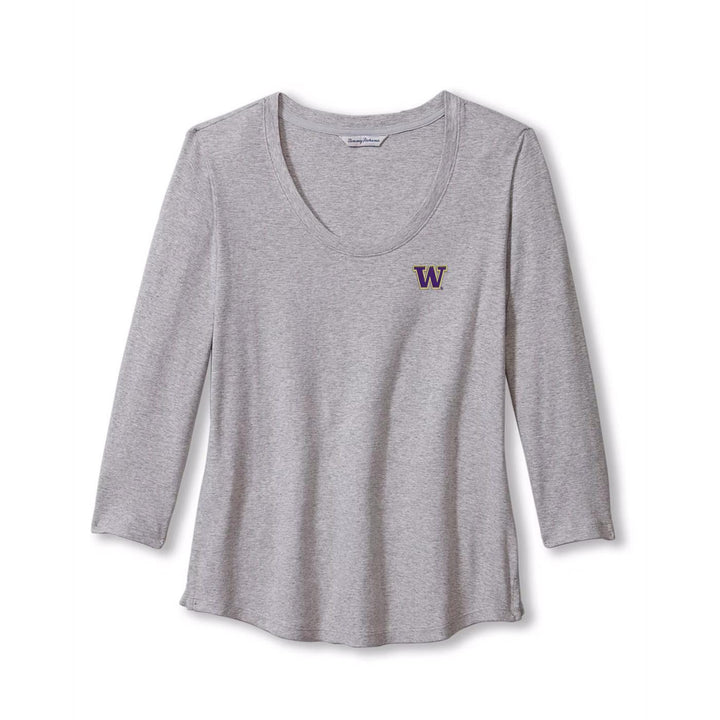 Tommy Bahama Women's W Ashby Isles 3/4 Long Sleeve Tee