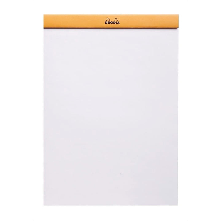 Rhodia Orange 8.25"x11.75" Blank Top Stapled Pad 80ct