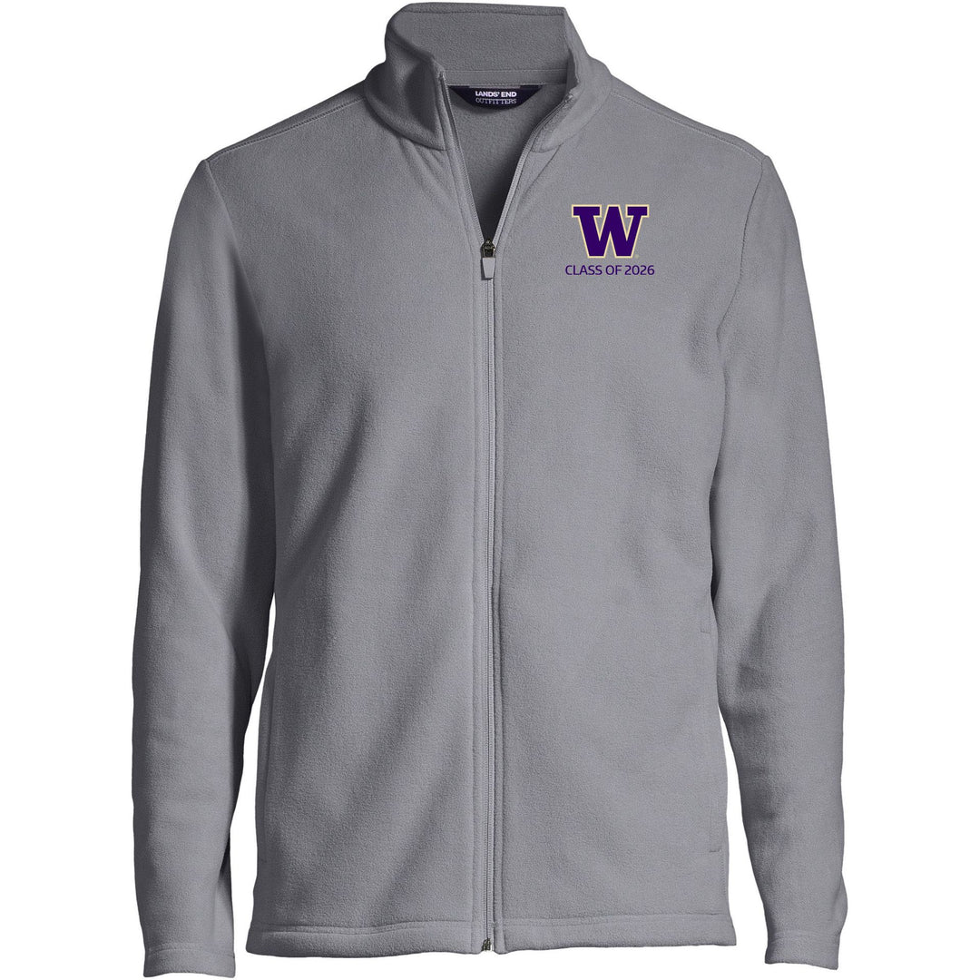 Lands' End Men's UW Class of 2026 ThermaCheck Fleece Full Zip