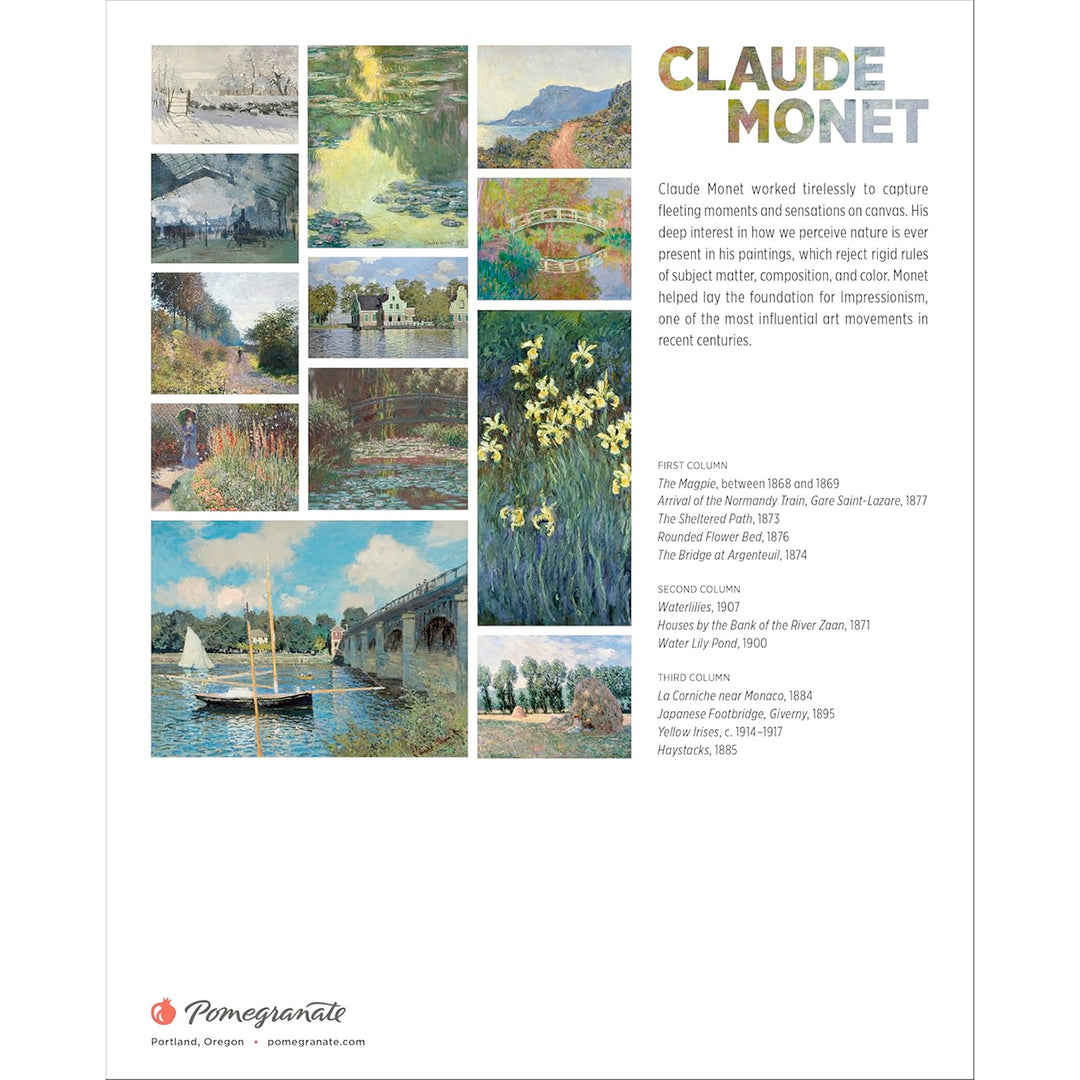 Claude Monet 2026 Mini Wall Calendar