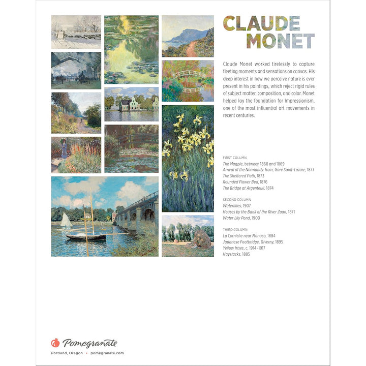 Claude Monet 2026 Mini Wall Calendar