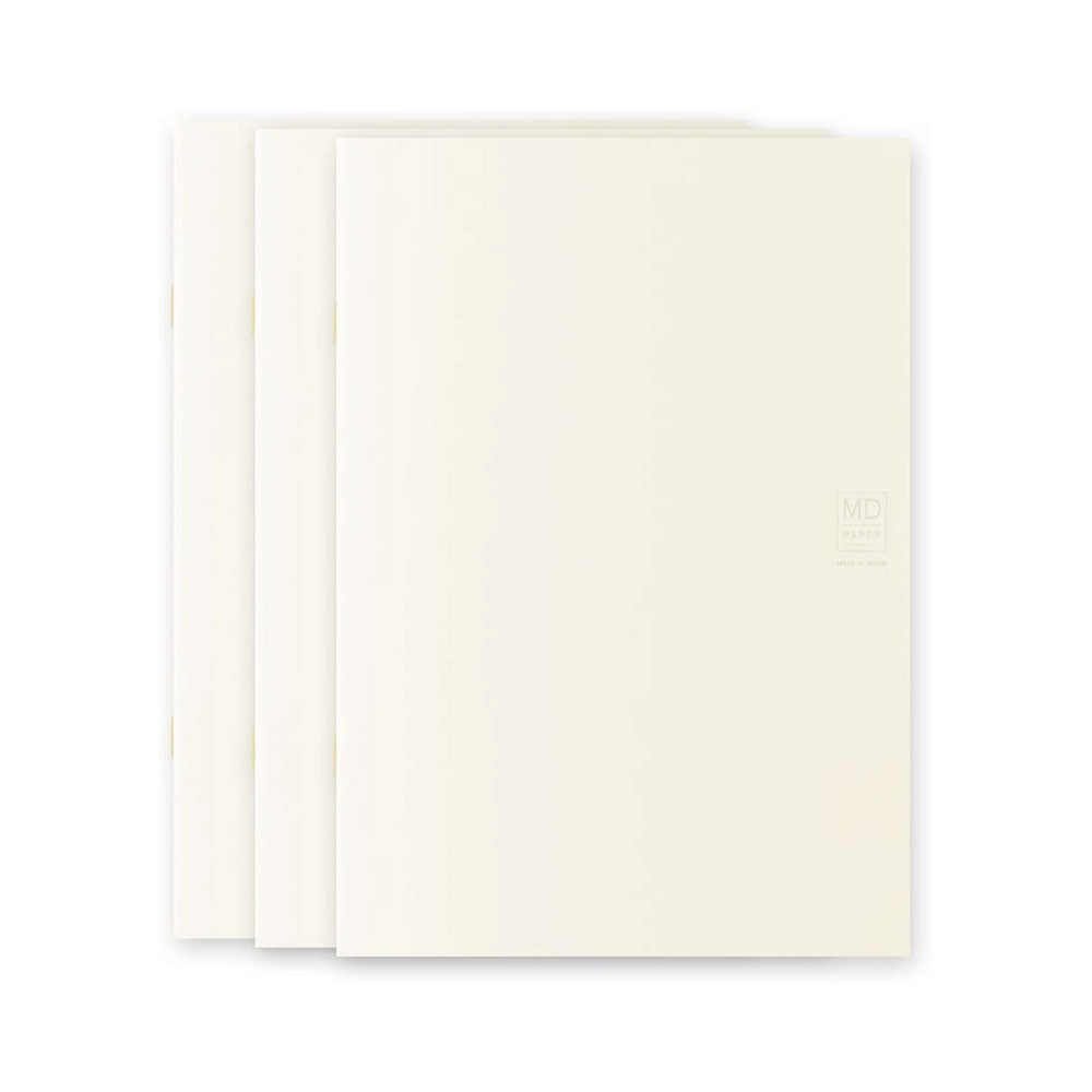 Midori A5 MD Blank Stapled Notebook Light 48ct 3 Pack