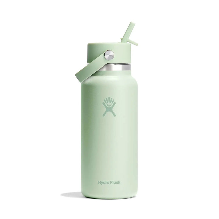 Hydro Flask Aloe Wide Flex Straw Cap Water Bottle 32oz