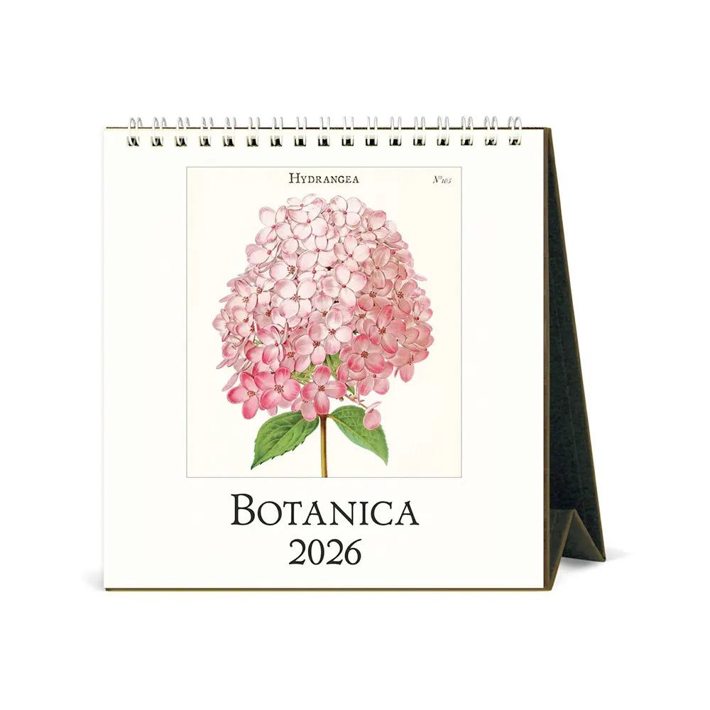 Cavallini Botanica 2026 Desk Calendar