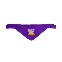 All Star Dogs Purple W Huskies Embroidered Pet Bandana