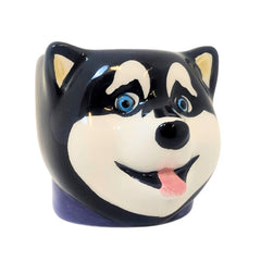 Neil Husky Head Custom Ceramic Shot Glass