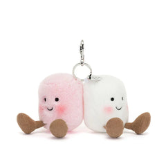 Jellycat Amuseables Pair of Marshmallows Bag Charm Plush