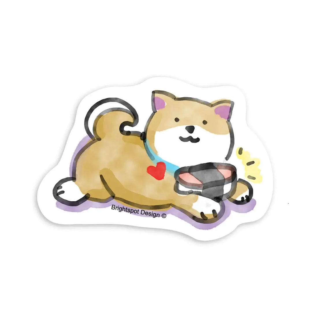Brightspot Design Shiba Musubi Sticker