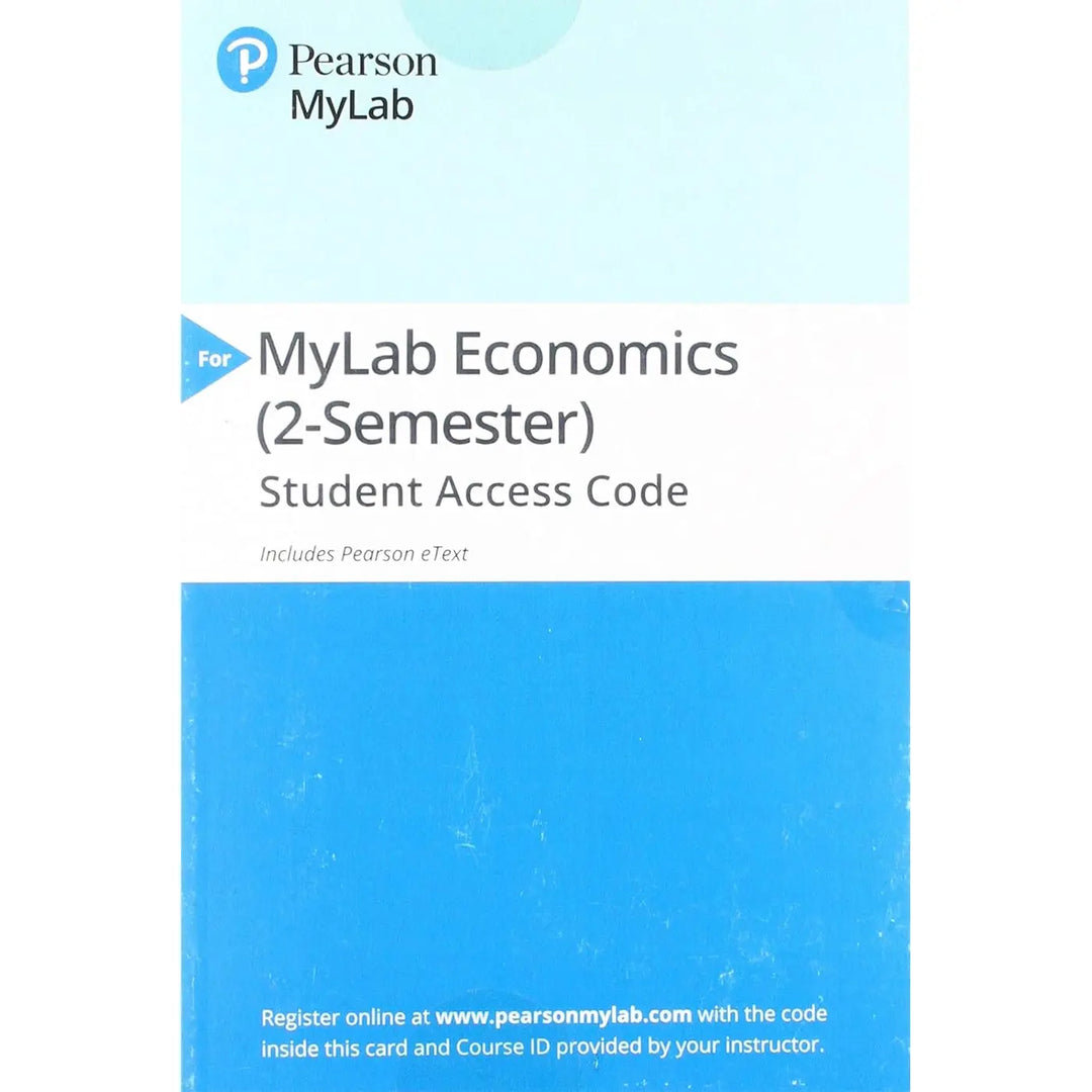 MyLab Economics & eText To Accompany Principles of Economics (13E 20)