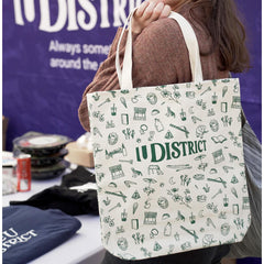 Photo of UDP U District Allover Pattern Tote Bag.