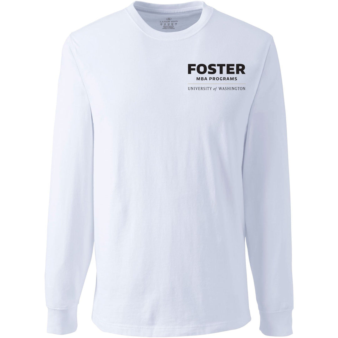 Lands' End Unisex UW Foster MBA Programs Long Sleeve T-shirt