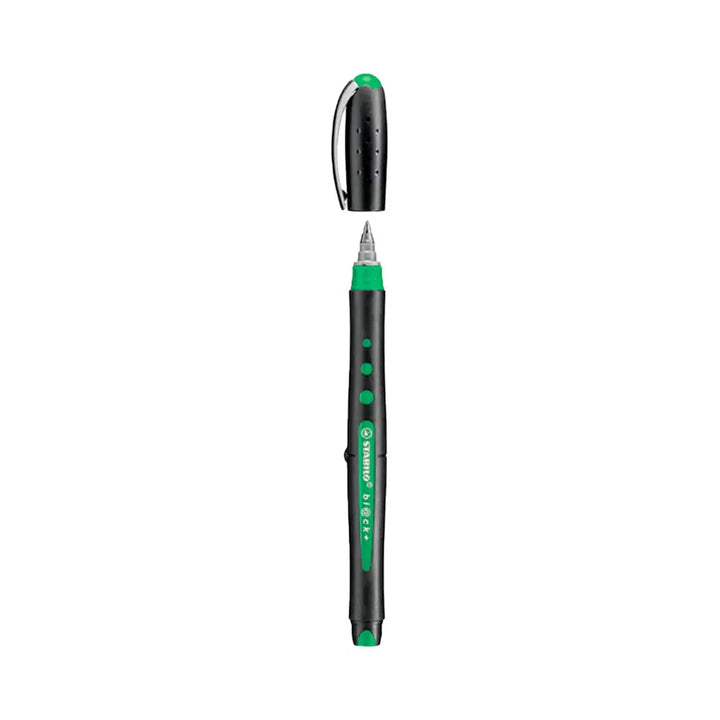 Stabilo Bionic Bl@ck Fine Point .3mm Rollerball Pen#color_green