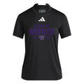 adidas Women's Issued By Washington D4T Short Sleeve Tee Black Front thumbnail