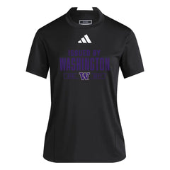 Photo of adidas Women's Issued By Washington D4T Short Sleeve Tee Black Front.