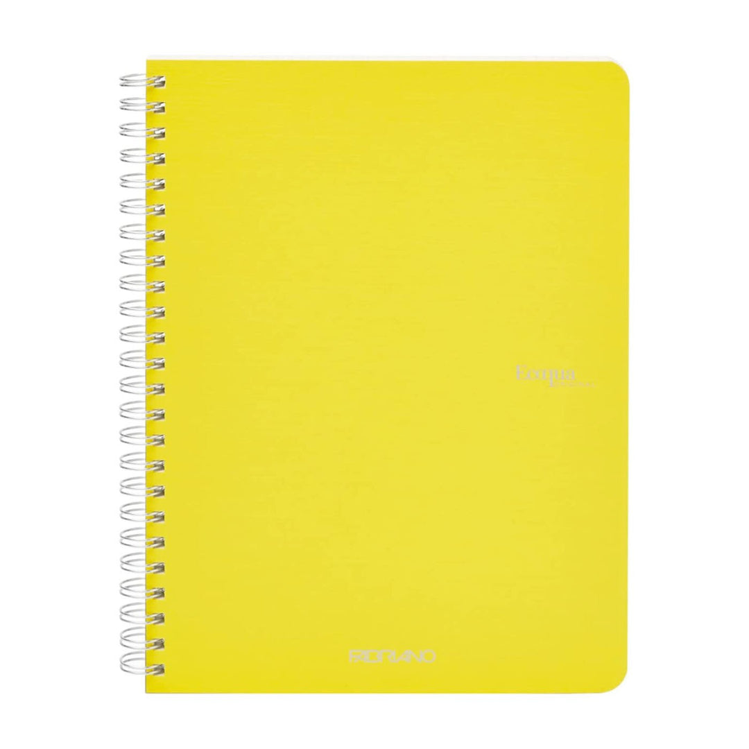 Fabriano Ecoqua 5.8" x 8.25" Spiral Grid Notebook 70 Sheets