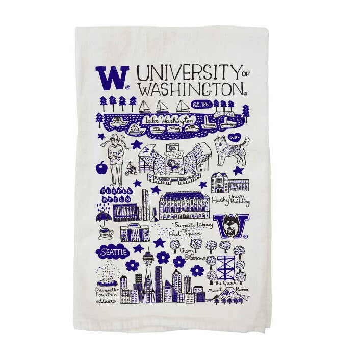Neil Julia Gash U of W Tea Towel
