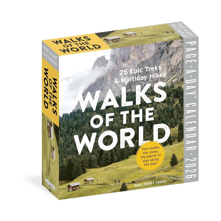 Walks of the World Page-A-Day Calendar 2026