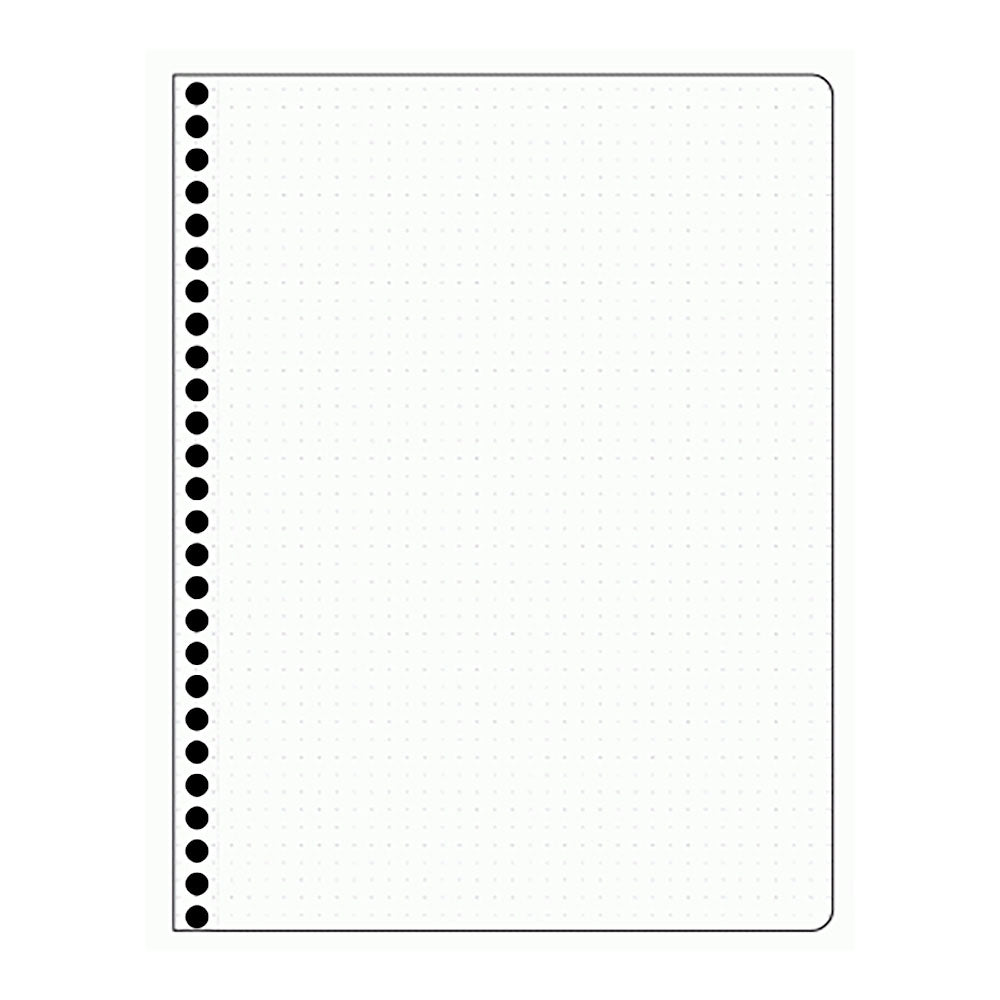 Decomposition Hedgehogs 7.5" x 9.75" Dot Grid College Spiral 80ct