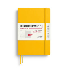 Photo of Leuchtturm 2026-2027 A5 18 Month Weekly Planner Notebook Sunflower.