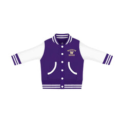 Photo of Creative Knitwear Infant Purple Washington W Huskies Varsity Jacket.