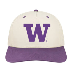 Photo of Legacy Stone Purple Washington Huskies Heritage Structured Snapback Hat.