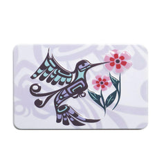 Native Northwest Hummingbird Embossed Metal Magnet