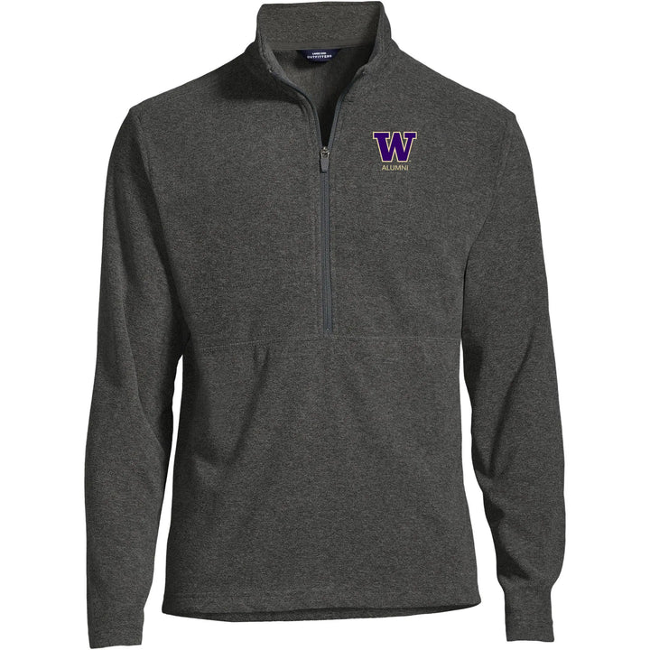 Lands' End Men's UW Alumni ThermaCheck Fleece Quarter Zip