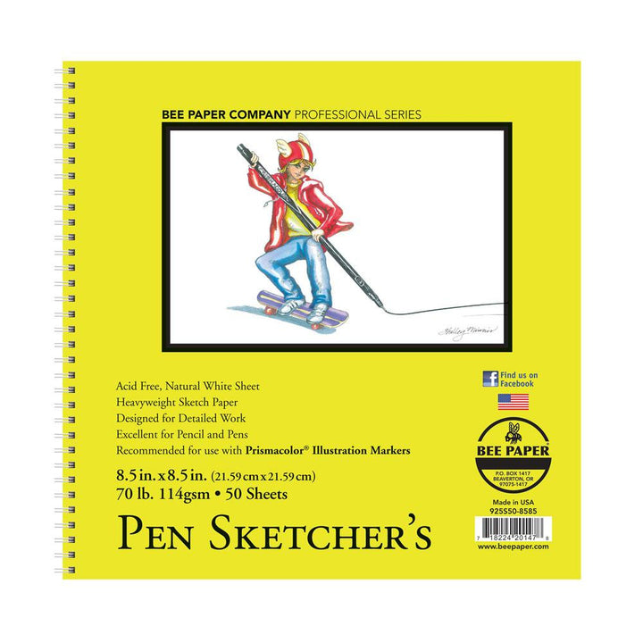 Bee Paper Pen Sketchers Spiral Bound Pad