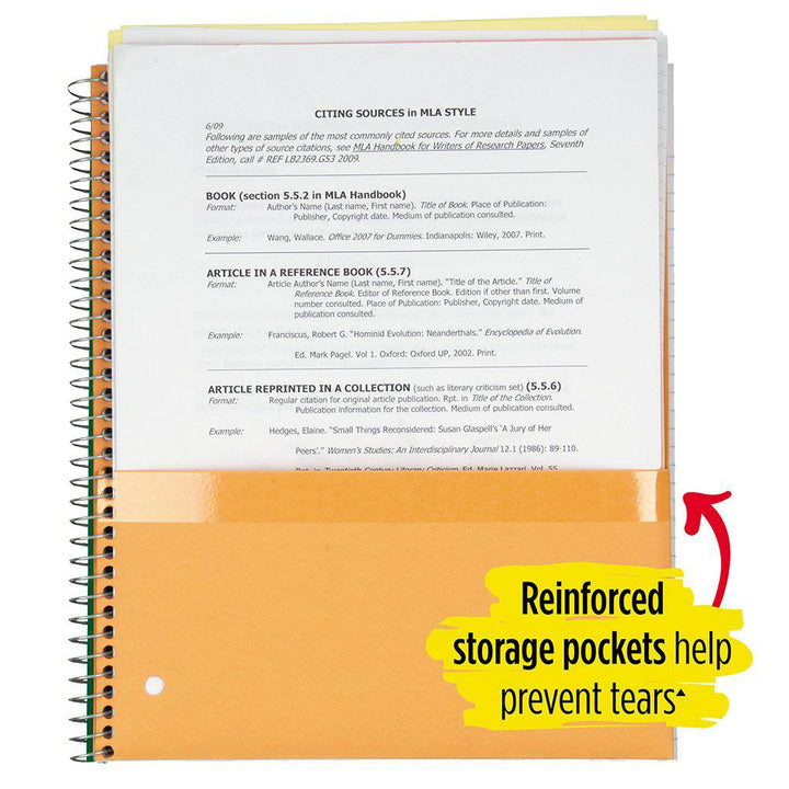 Five Star Traditional 5 Subject College Spiral Notebook