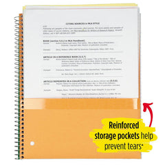 Five Star Traditional 5 Subject College Spiral Notebook