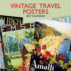 Photo of 2027 Vintage Travel Posters Wall Calendar.