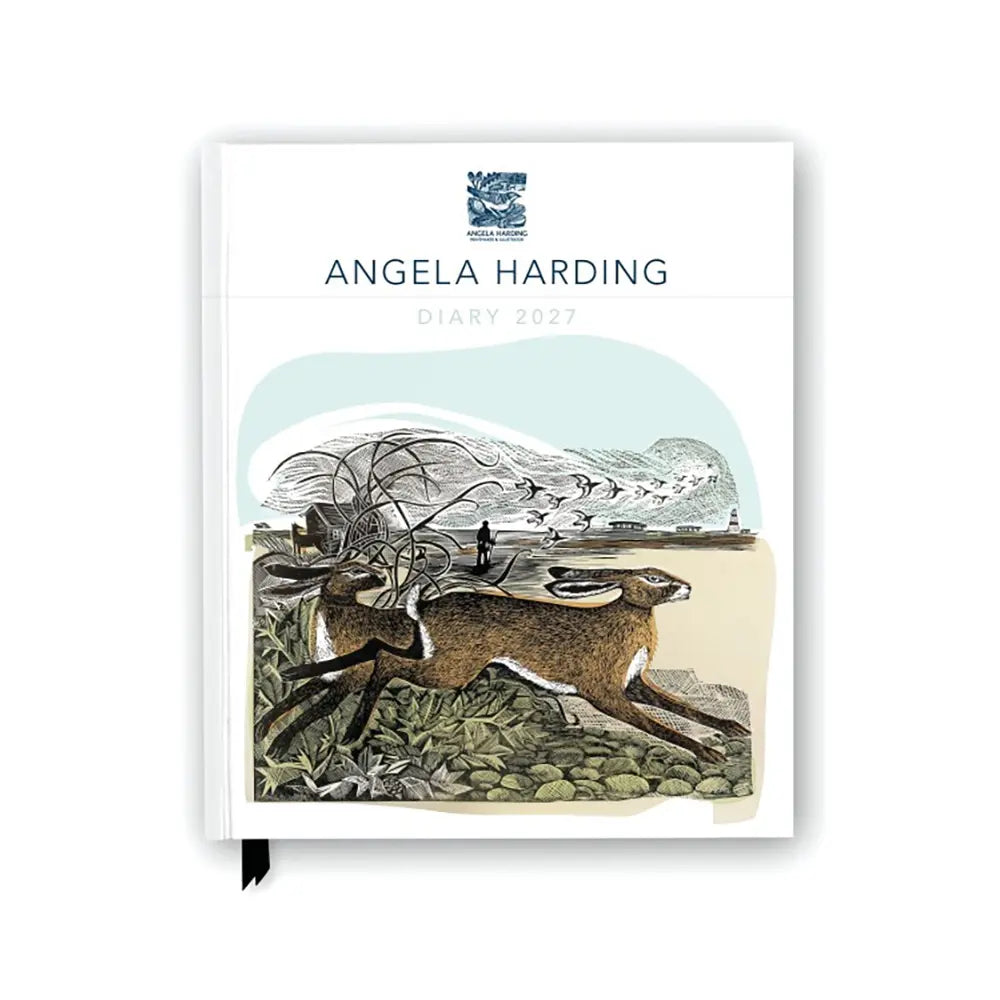 Angela Harding 2027 Desk Diary Planner - Week to View, Illustrated throughout