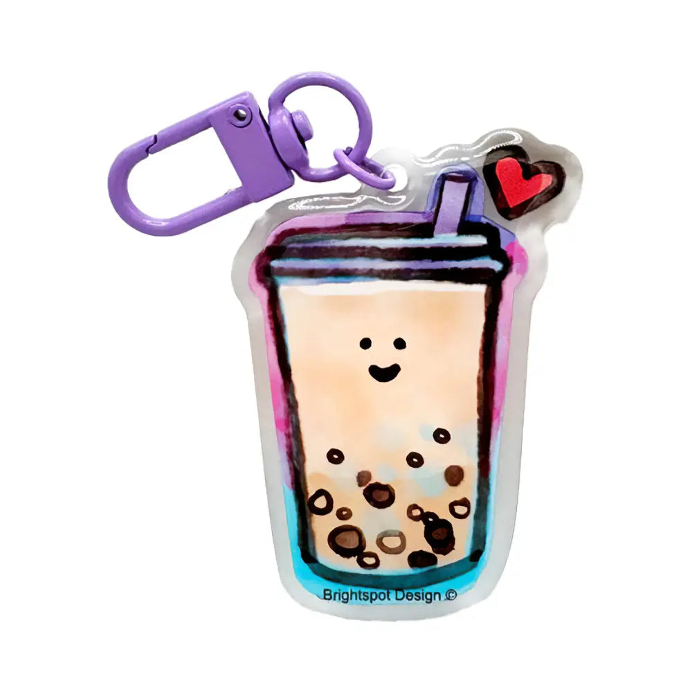 Brightspot Design Boba Love Keychain