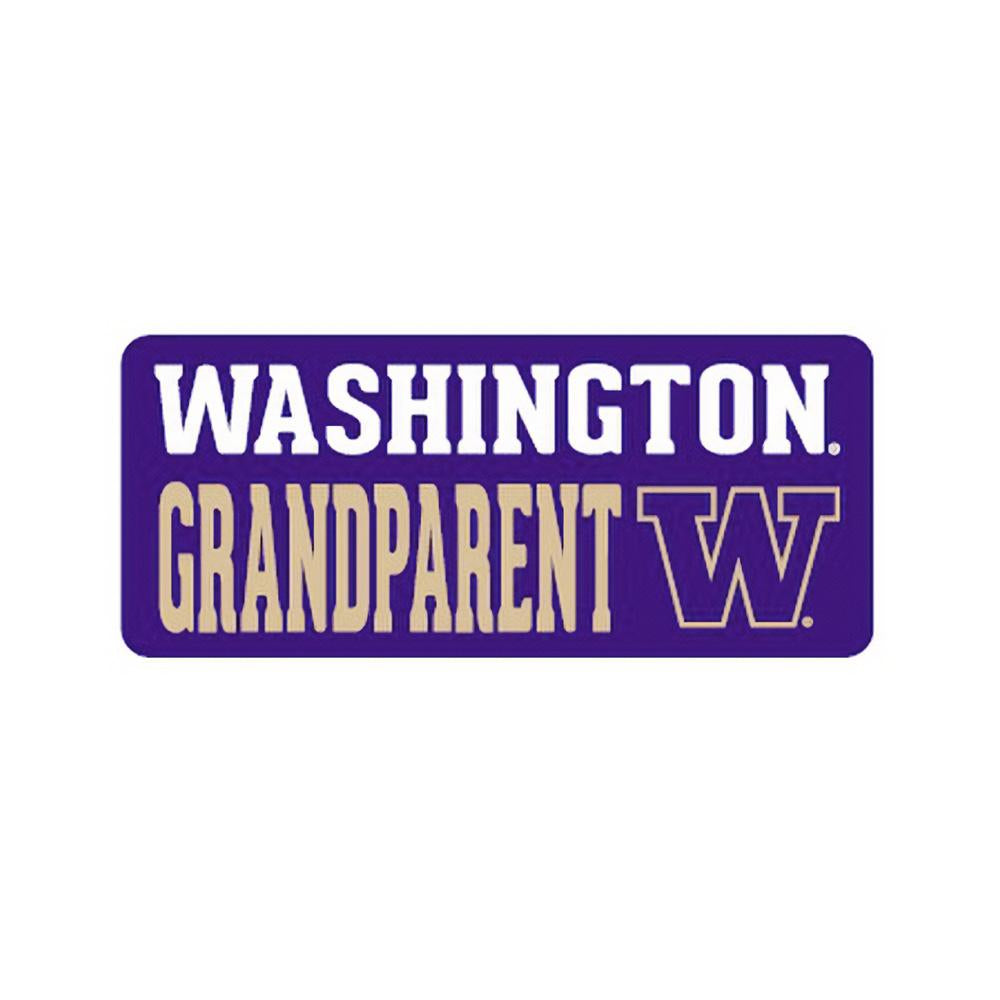 Neil Purple U of W Grandparent Recycled Wood Magnet
