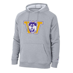 Photo of Champion Men's Washington Huskies Vault Dawg Triumph Hoodie.