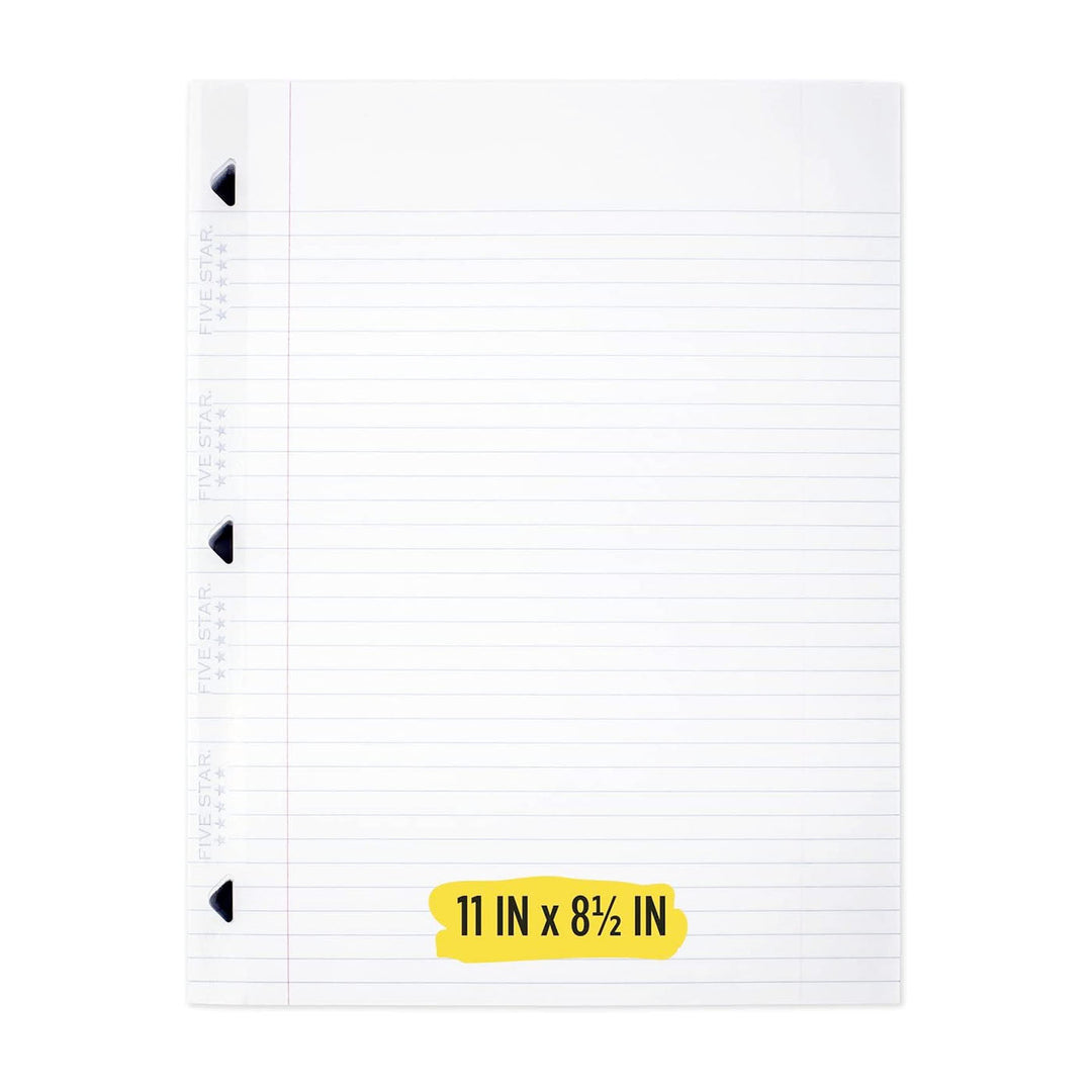 Five Star Reinforced College Ruled Filler Paper 80 Count