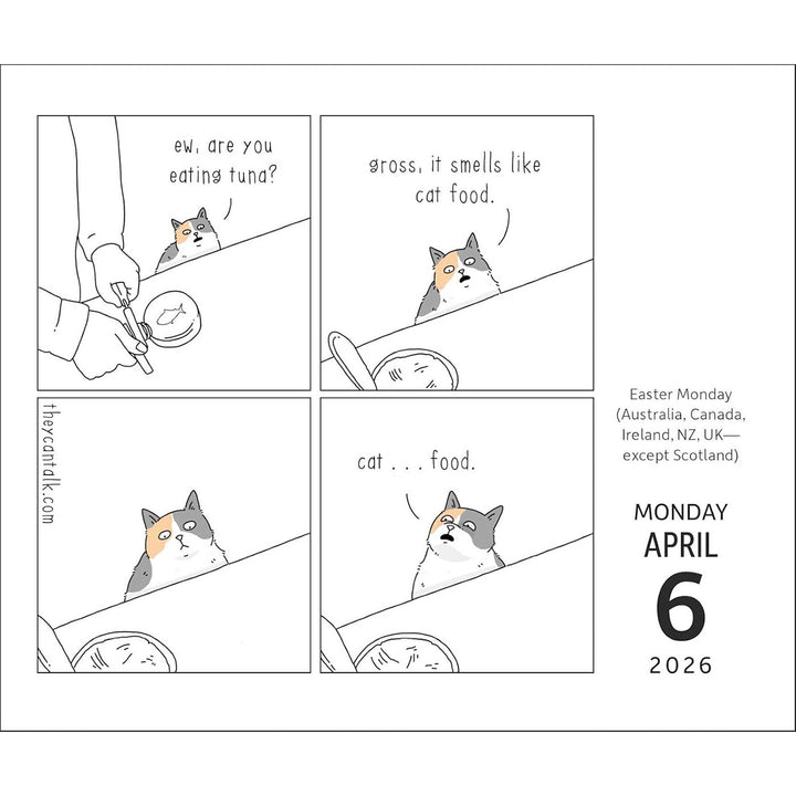 They Can Talk Comics 2026 Day-to-Day Calendar