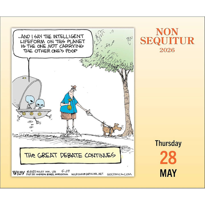Non Sequitur 2026 Day-to-Day Calendar