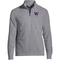 Lands' End Men's UW Alumni ThermaCheck Fleece Quarter Zip thumbnail