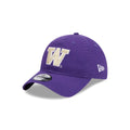 New Era Purple W Logo 9Twenty Unstructured Adjustable Hat thumbnail