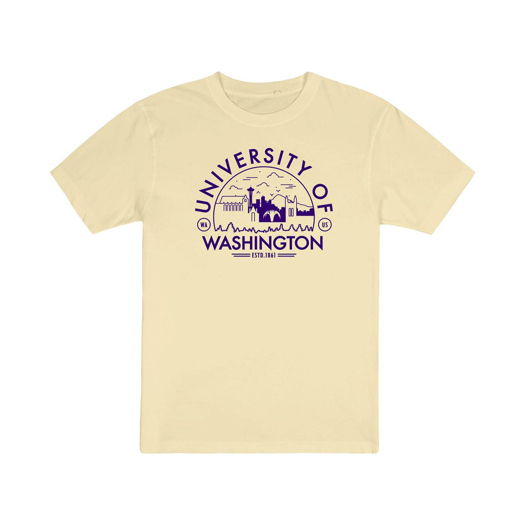 USCAPE Unisex UW Campus Voyager Garment Dyed Tee